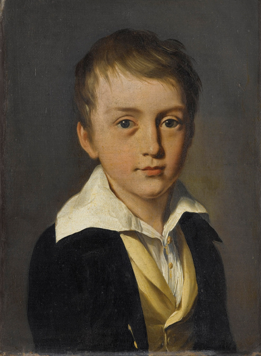 Louis-Leopold Boi. Portrait of a boy