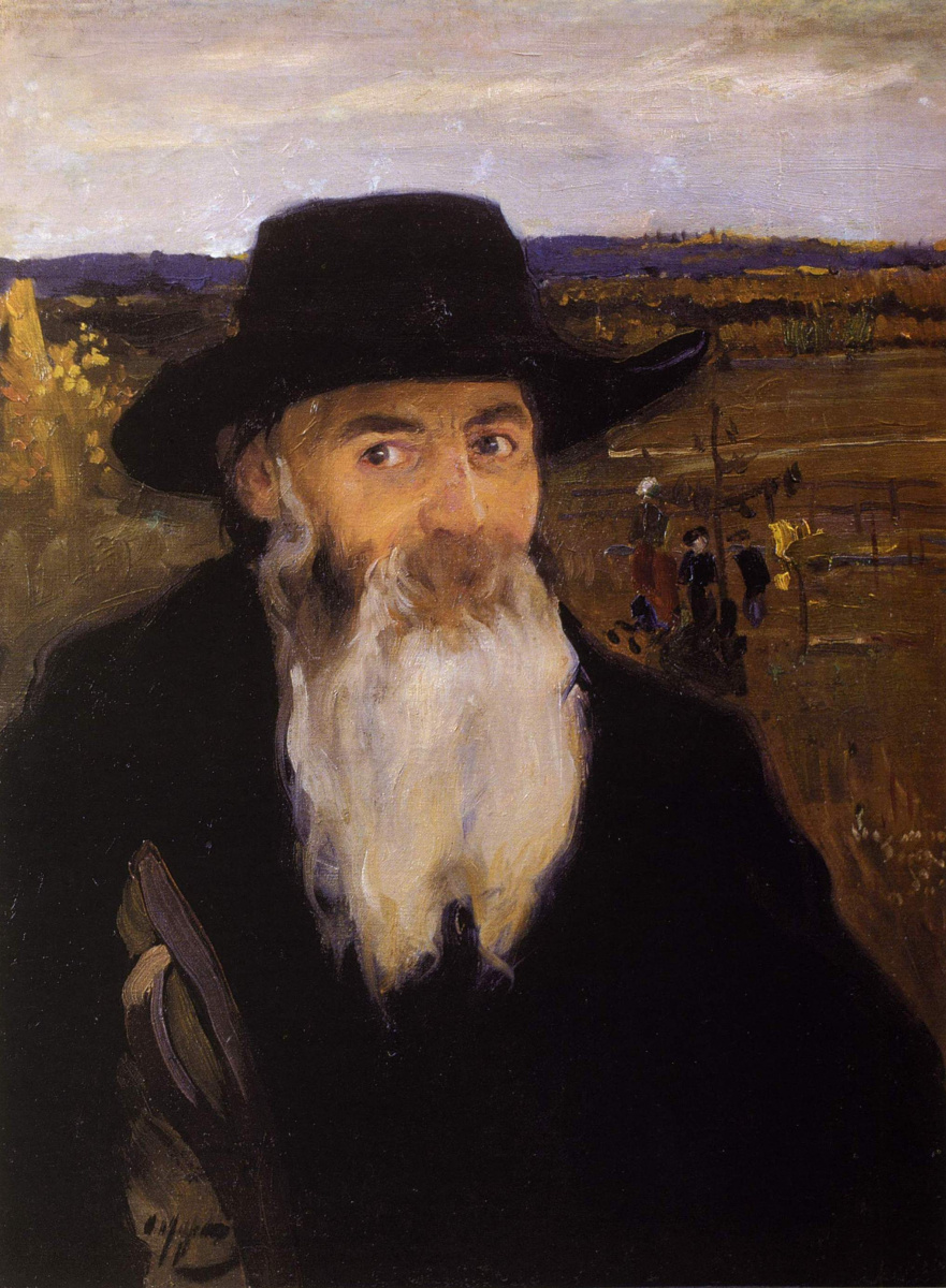 Alexander Murashko. Old teacher (a portrait of the artist N. And. Murashko)