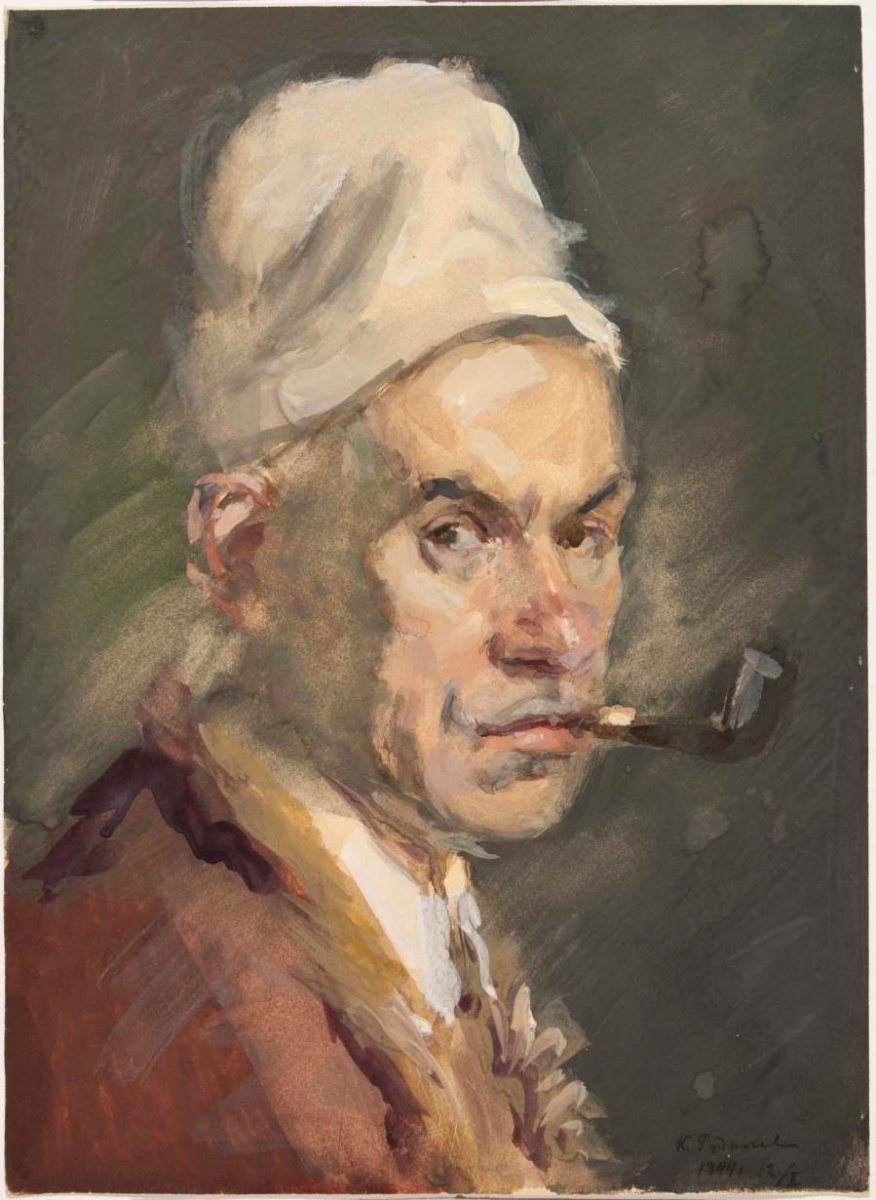Konstantin Ivanovich Rudakov. Autoportrait