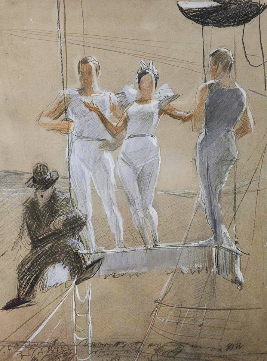 Yuri Ivanovich Pimenov. In der Arena des Zirkus. Turner