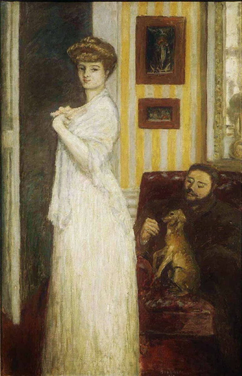 Pierre Bonnard. Portrait of Mysia with husband Tade Natanson