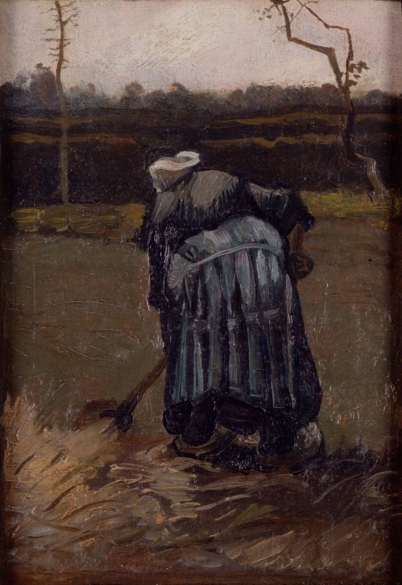 Vincent van Gogh. Peasant woman digging