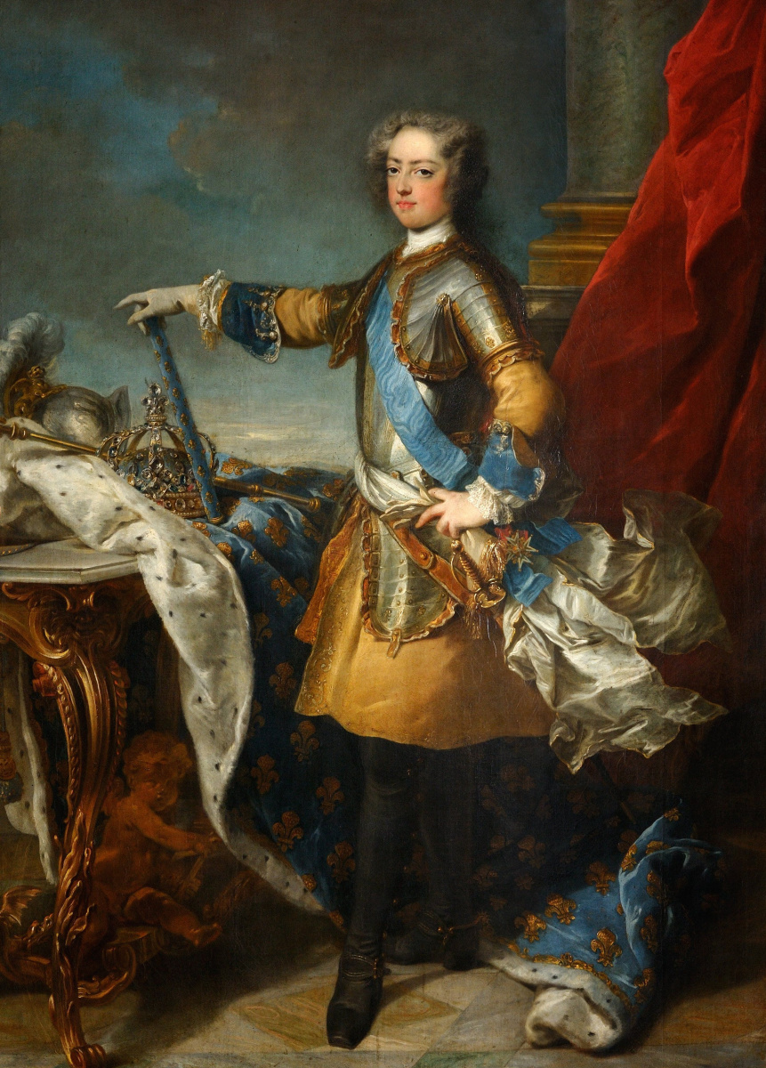 Жан-Батист ван Лоо. Людовик XV, король Франции и Наварры