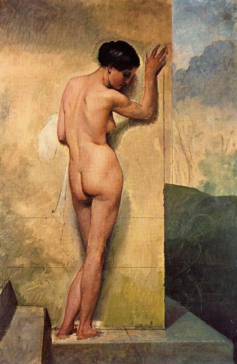 Francesco Ayets. Naked at the wall