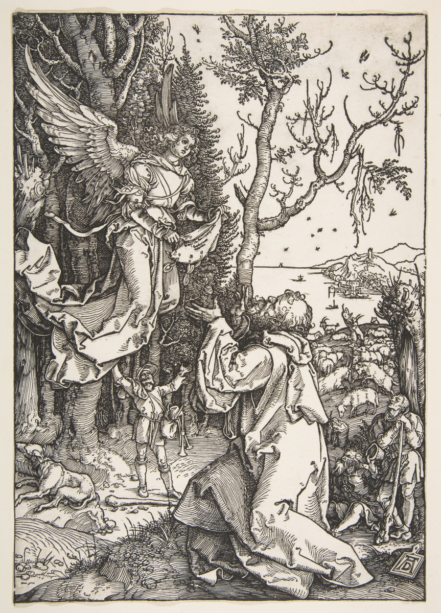 Albrecht Durer. Saint Joachim et l'Ange