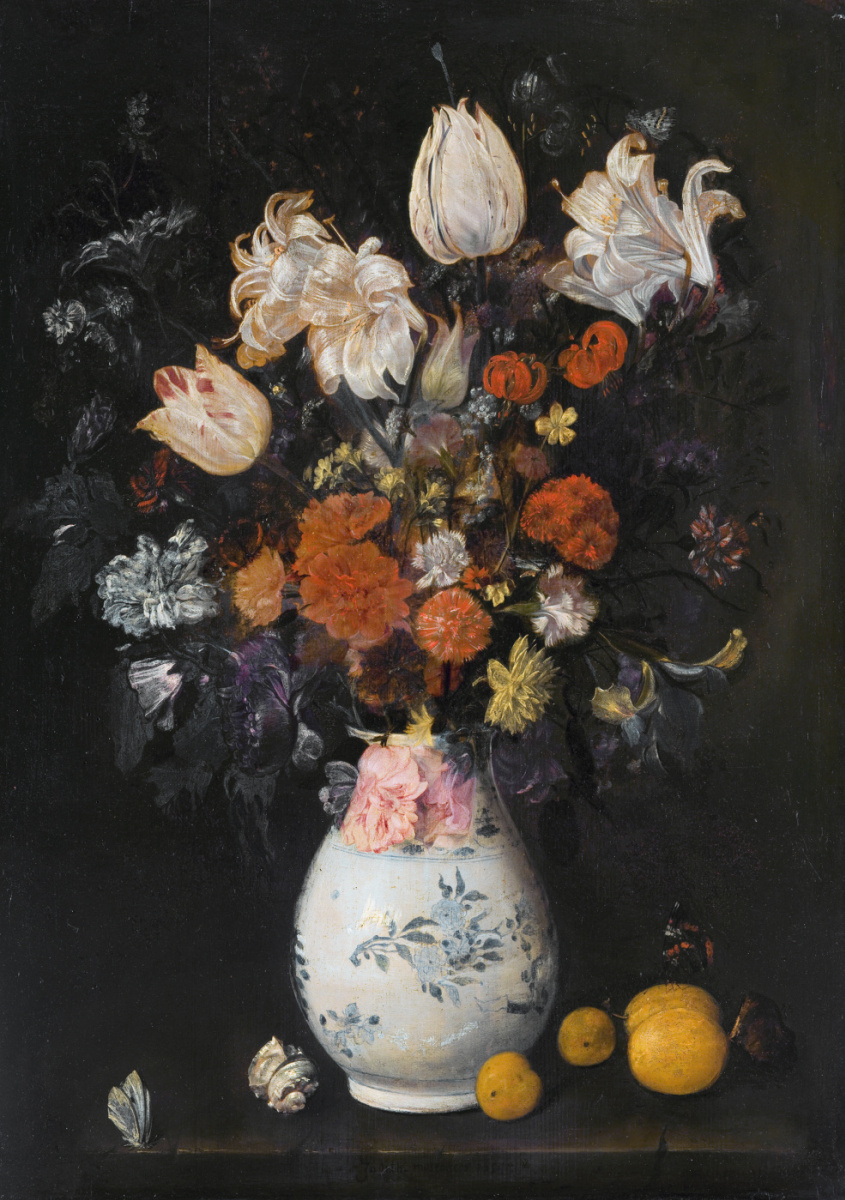 Judith Leyster. Flowers in a vase