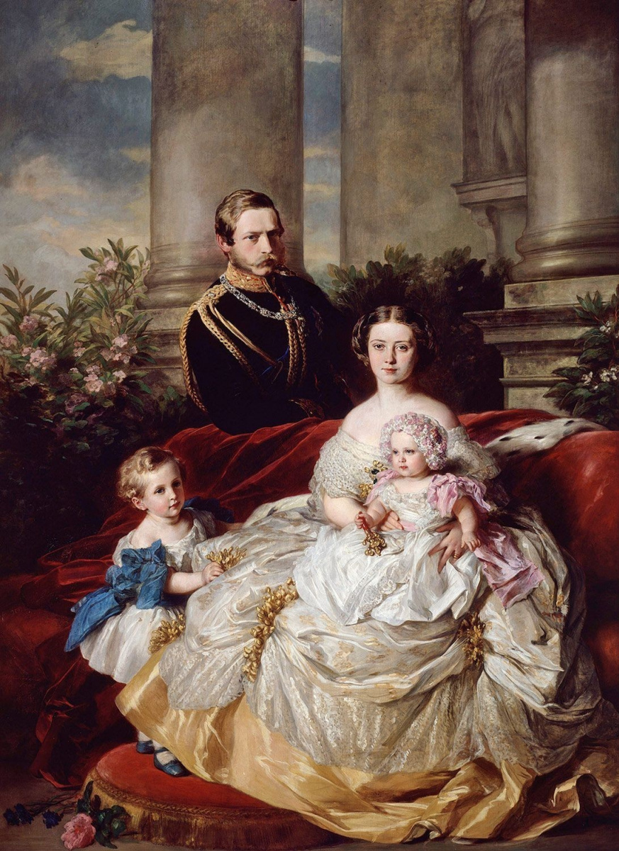 Franz Xaver Winterhalter. The family of the crown Prince and crown Princess Friedrich Wilhelm of Prussia