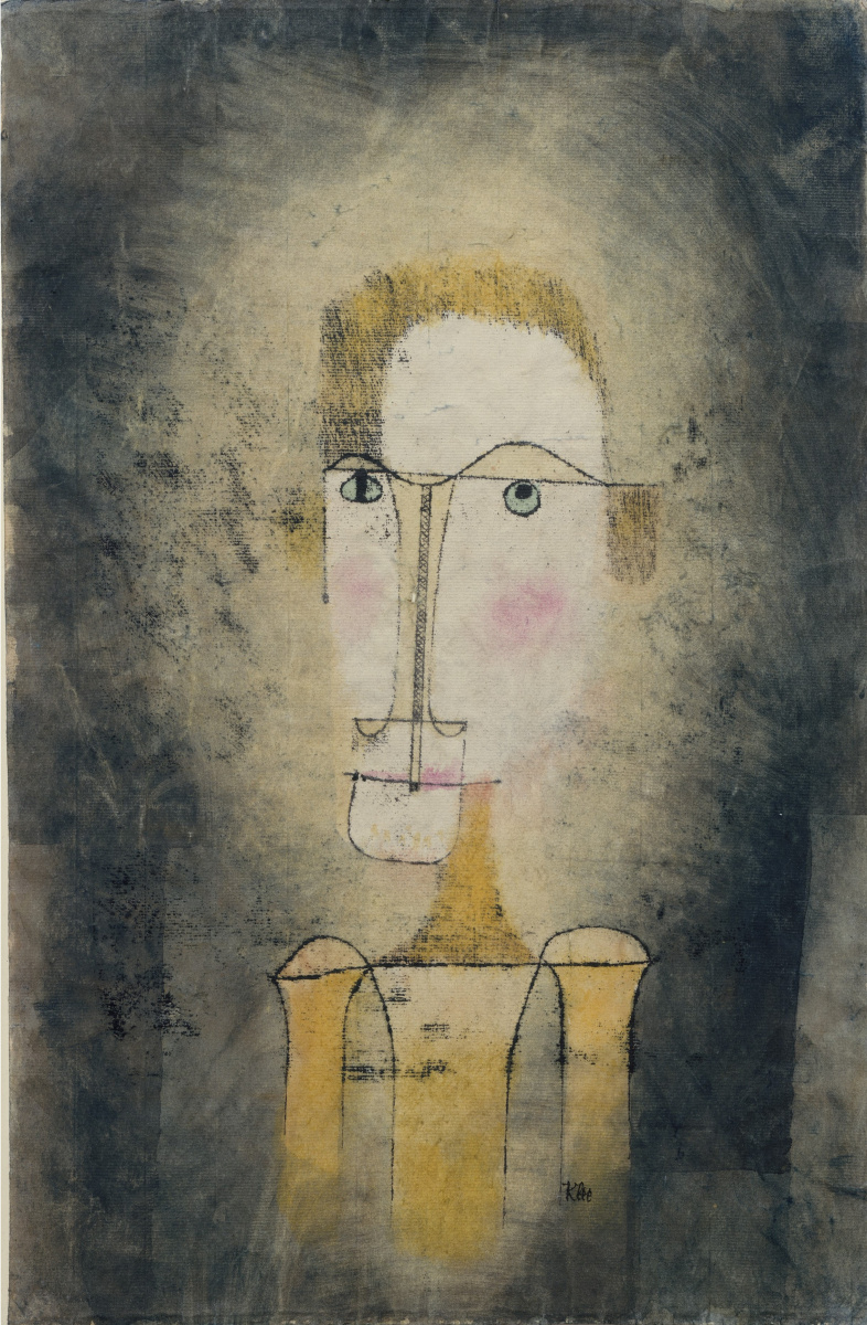 Paul Klee. Portrait of a yellow man