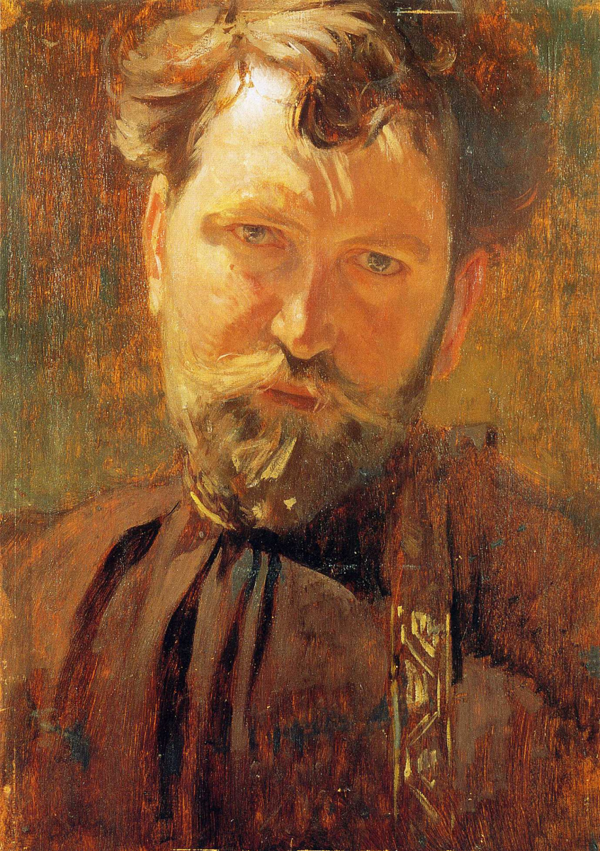 Alfonse Mucha. Self-portrait