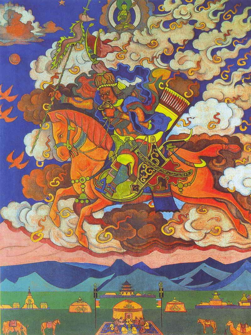 Nicholas Roerich. The future (the Great rider)