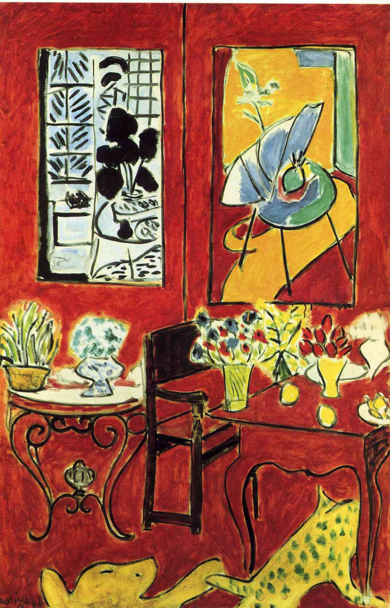 Henri Matisse. Large red interior