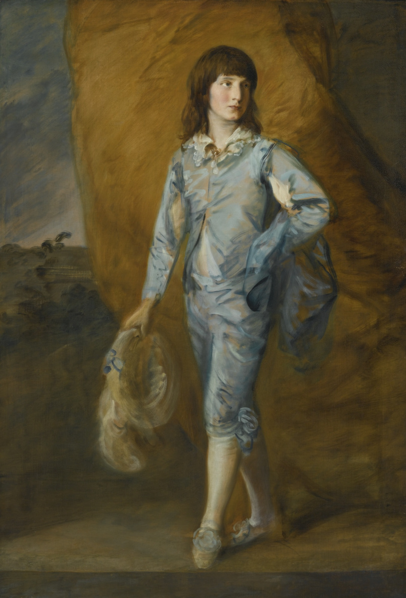 Thomas Gainsborough. A young page in blue (Blue page)