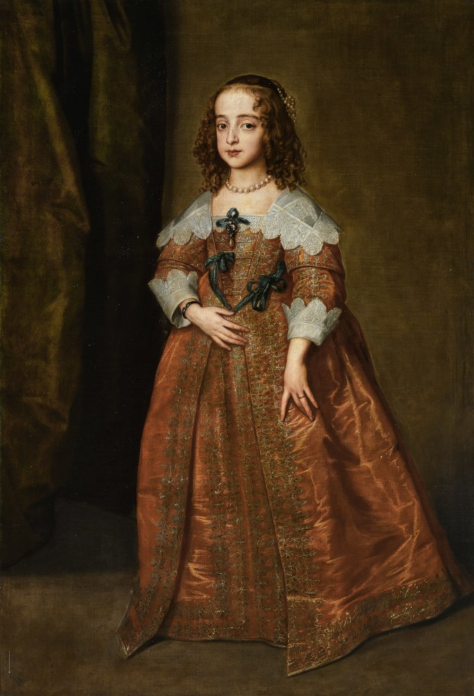 Anthony van Dyck. Portrait of Mary, Princess Royal and Princess of Orange