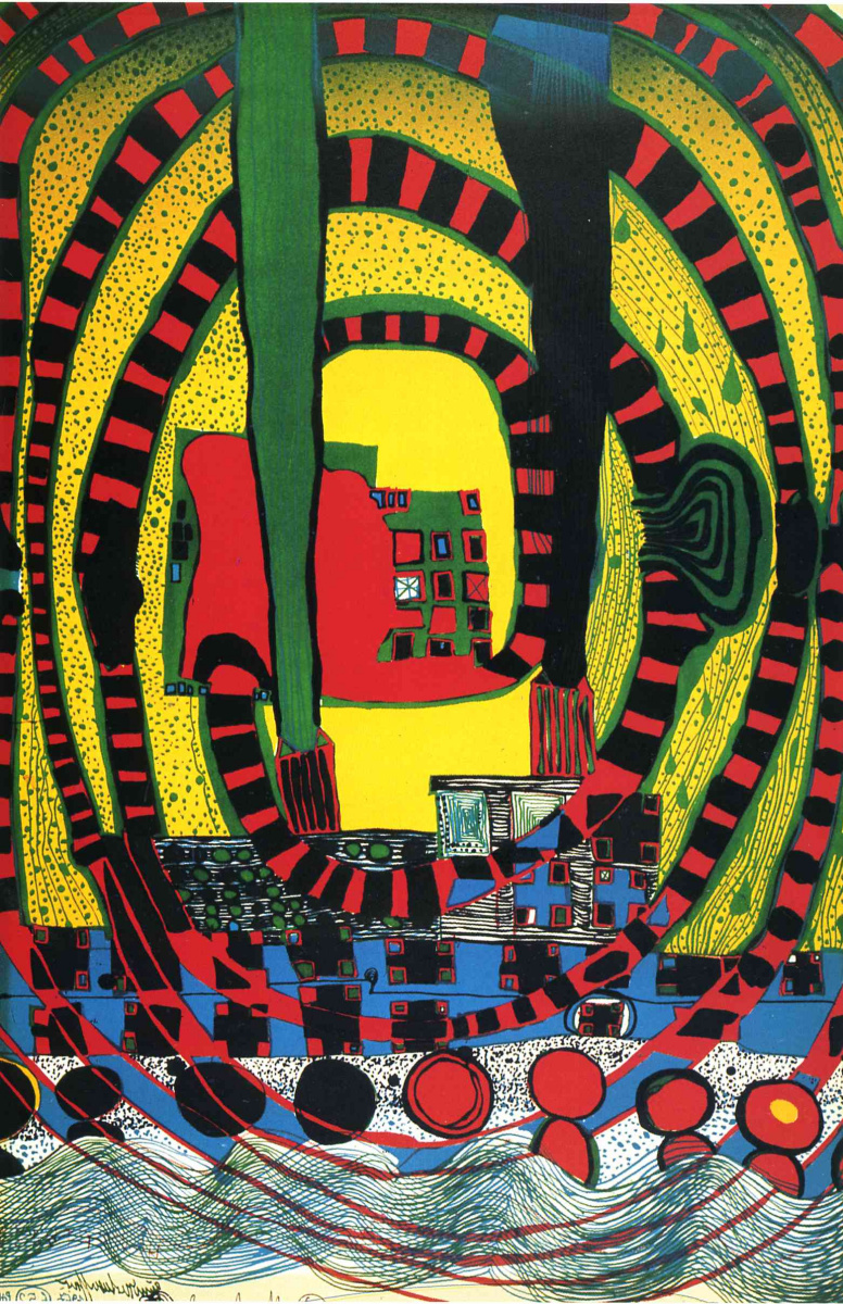 Friedensreich Hundertwasser. Travel by sea and rail