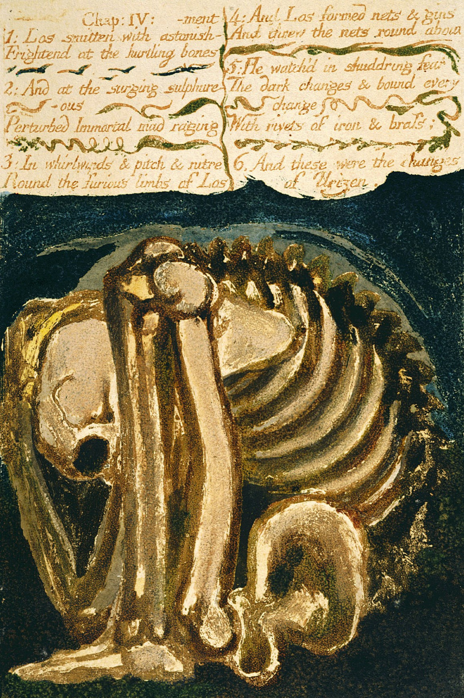 Buy digital version: The first book Urizen. The skeleton (the