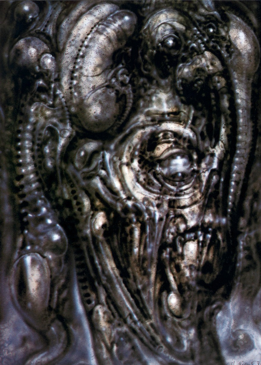 Hans Rudolph Giger. Lovecraft and his pets