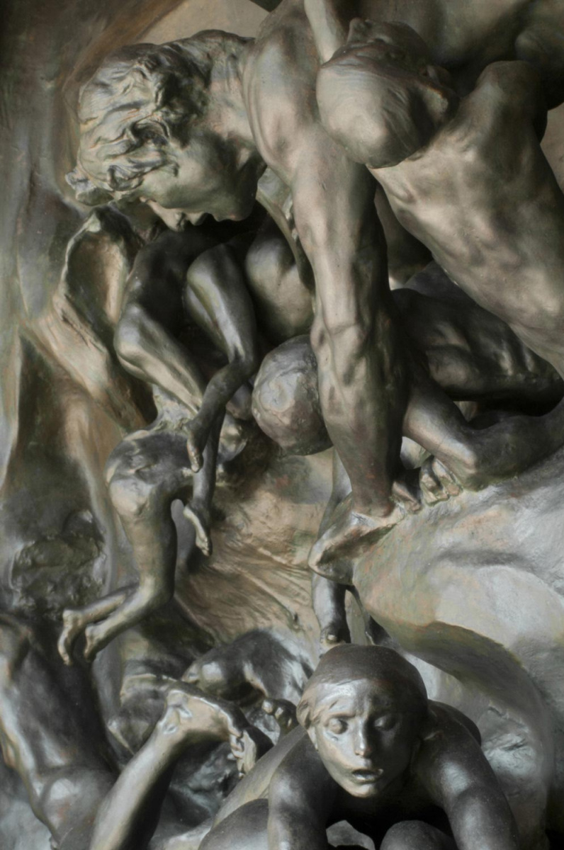 Auguste Rodin. Le porte dell'inferno. Frammento 20