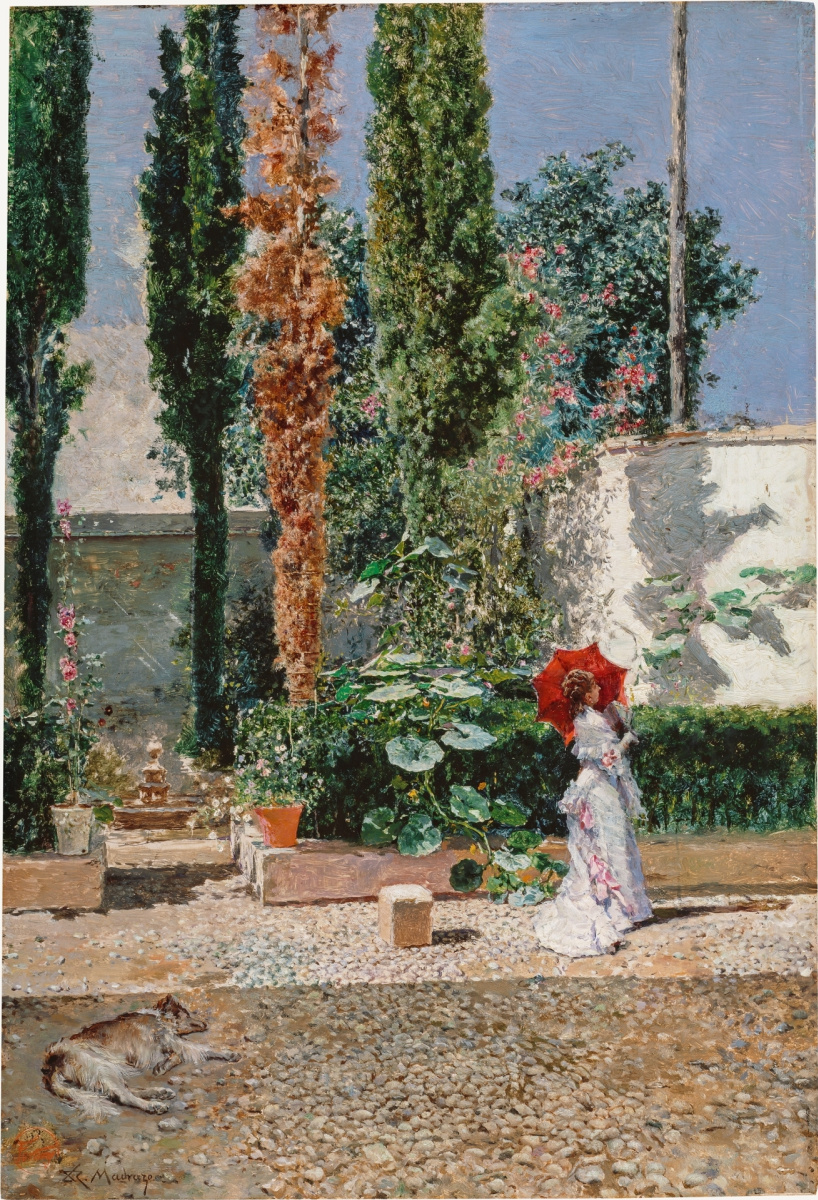 Mariano Fortuny y Marsal. The Garden of the Fortuny Residence