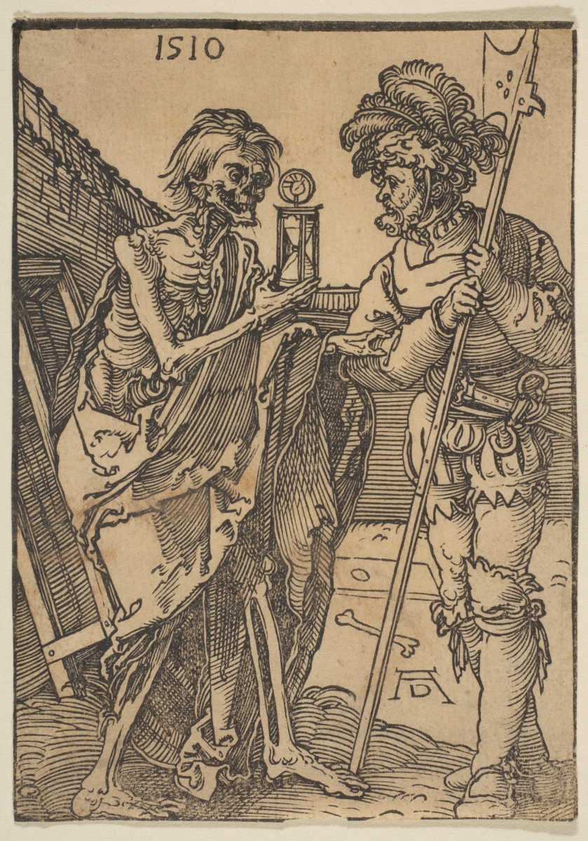 Albrecht Dürer. The soldier and Death