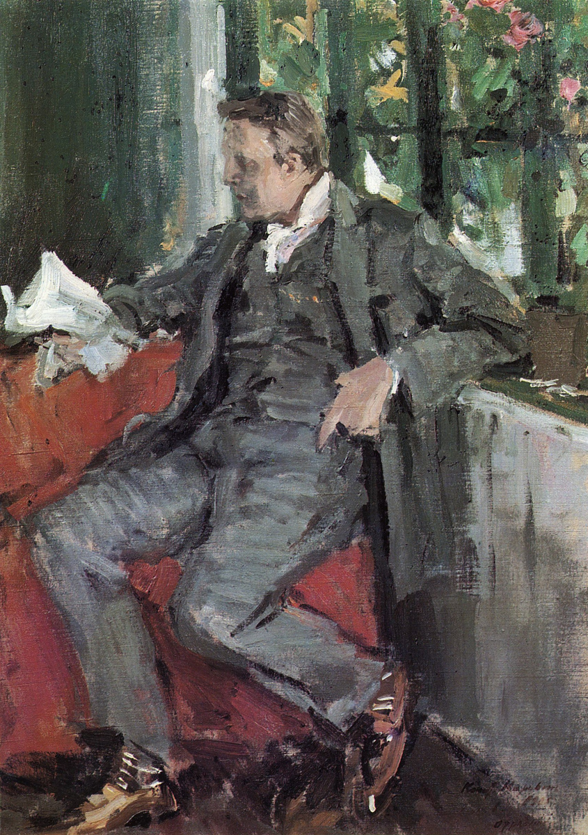 Konstantin Korovin. Portrait of the actor F. I. Shalyapin