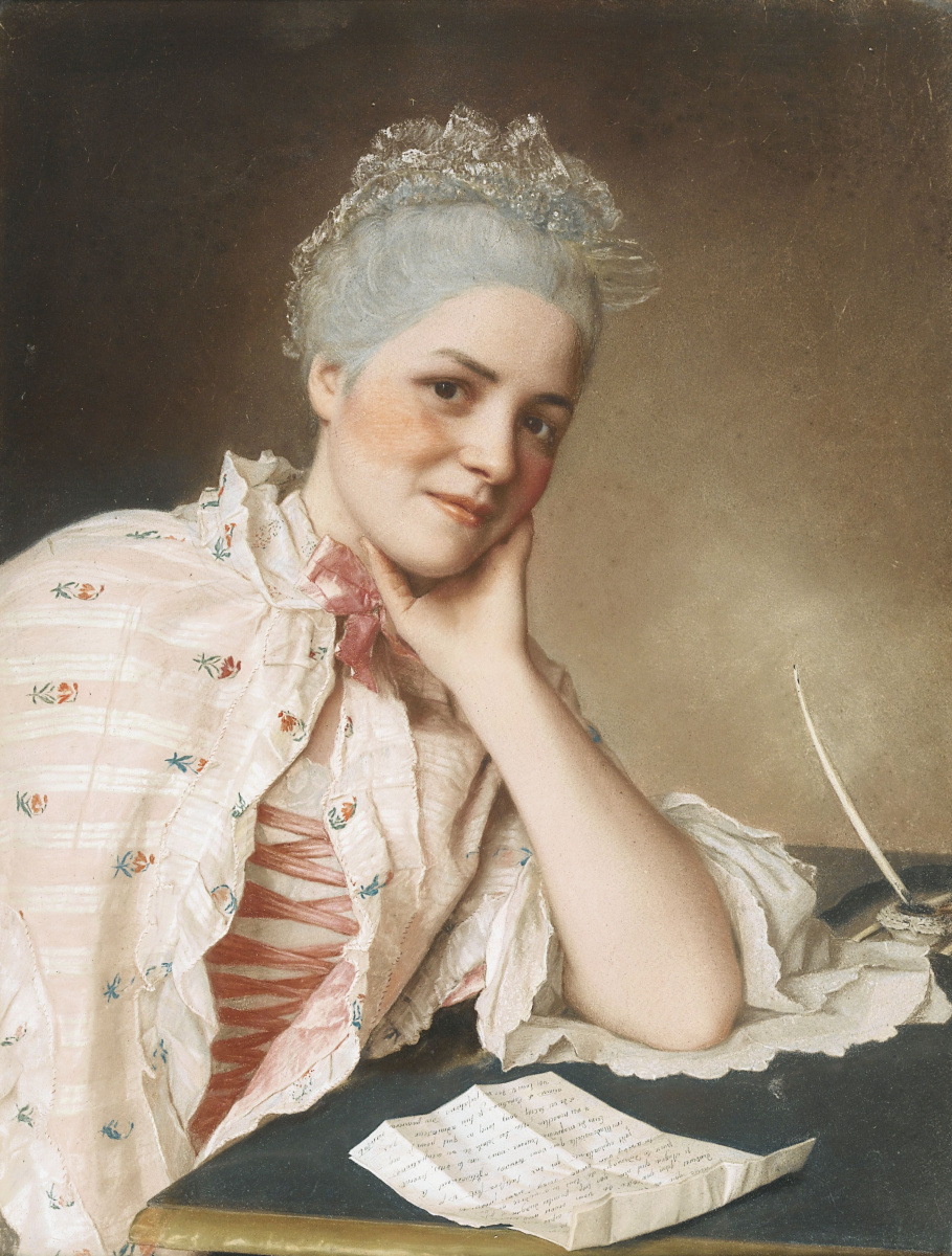 Jean-Etienne Liotard. Portrait of Mademoiselle Louise Jacquet