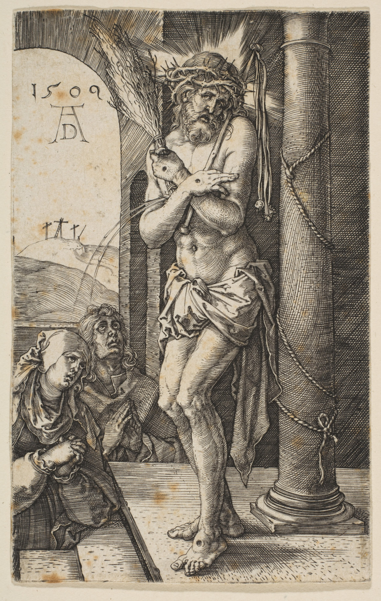 Albrecht Durer. Christ-Martyr in the column. From the cycle "the passion of the Christ"