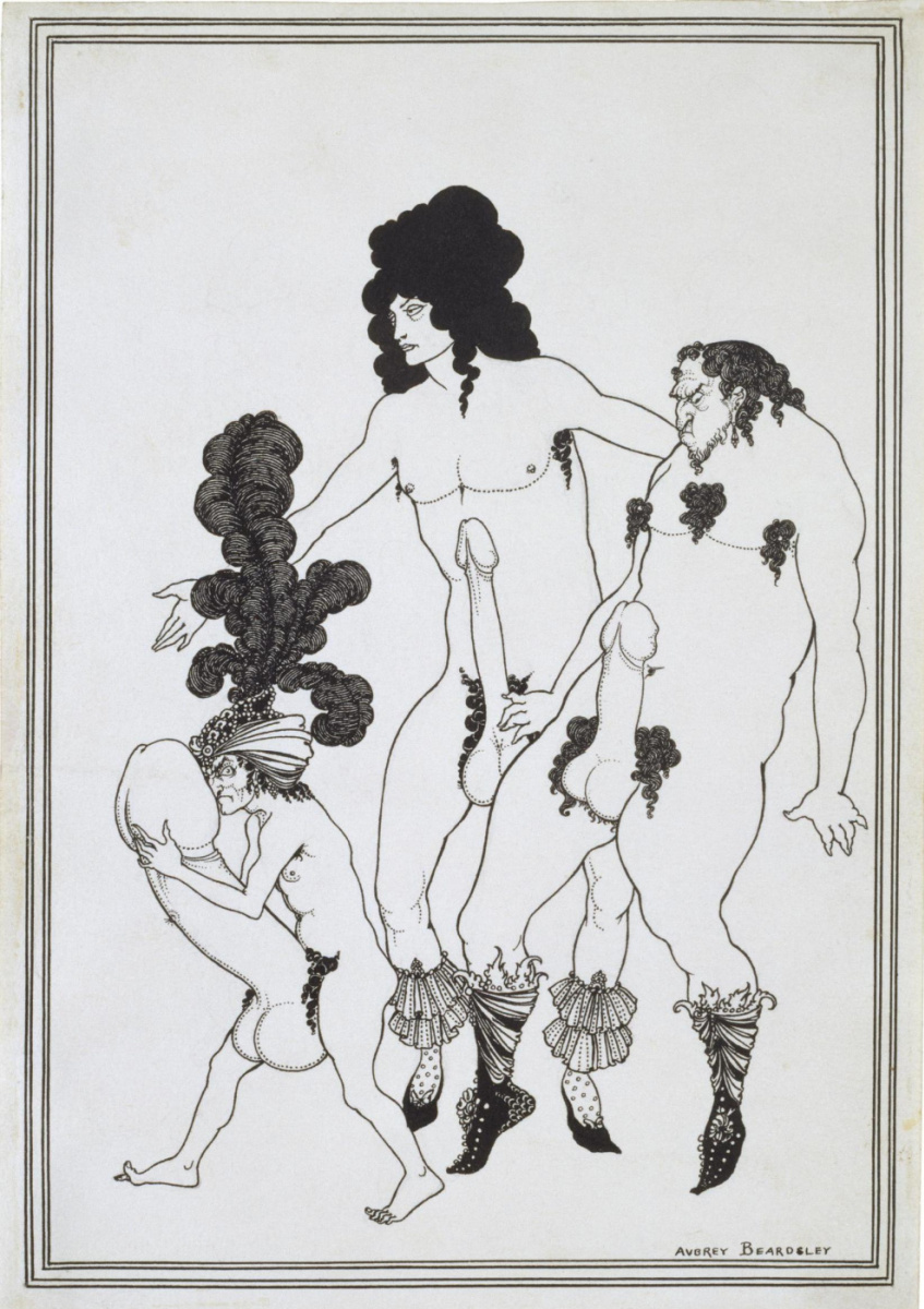 Aubrey Beardsley. Lacedaemon Ambassadors