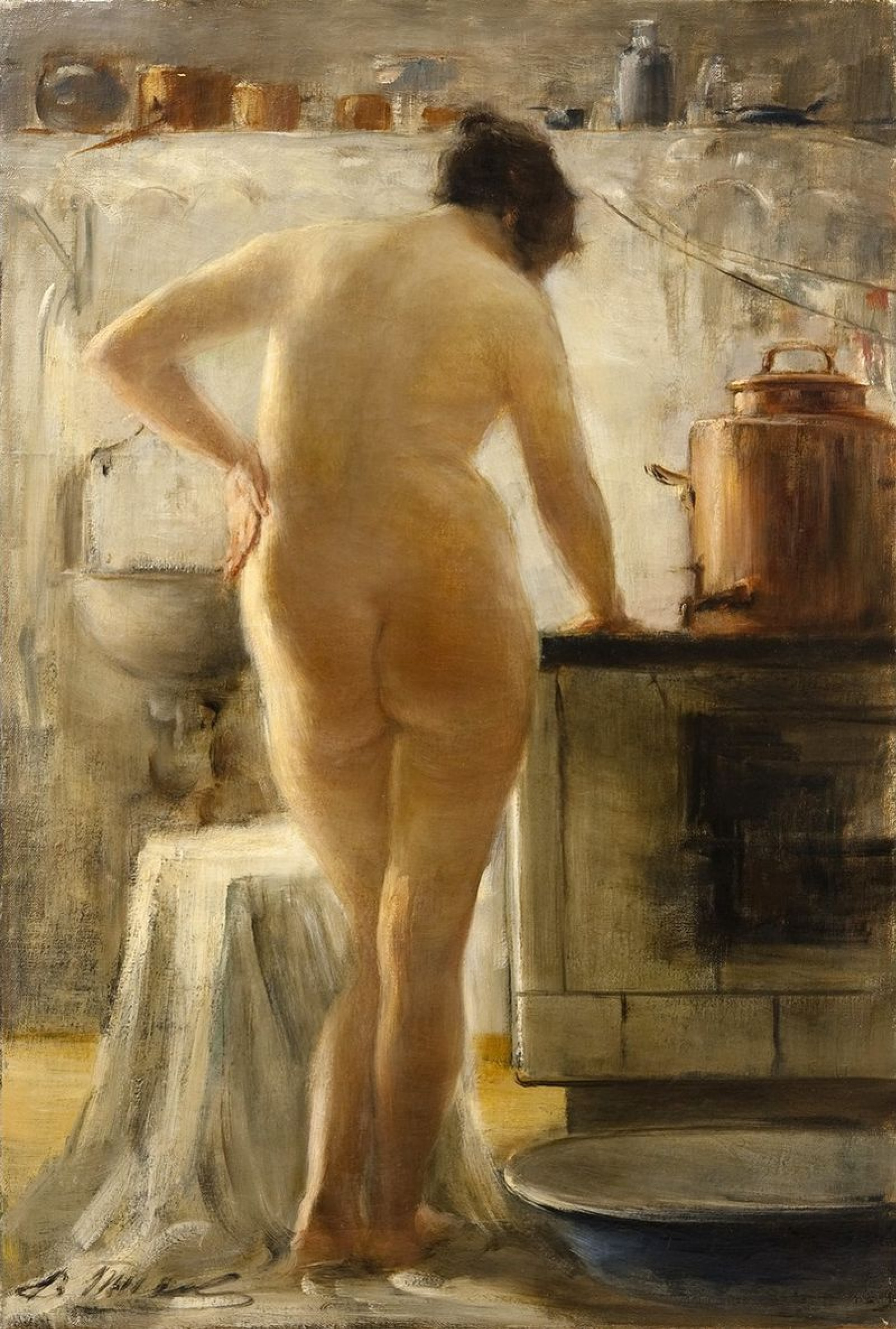 Nude(late 1910s — early 1920s), 1920 by Vitaly Gavrilovich Tikhov: History,  Analysis & Facts | Arthive