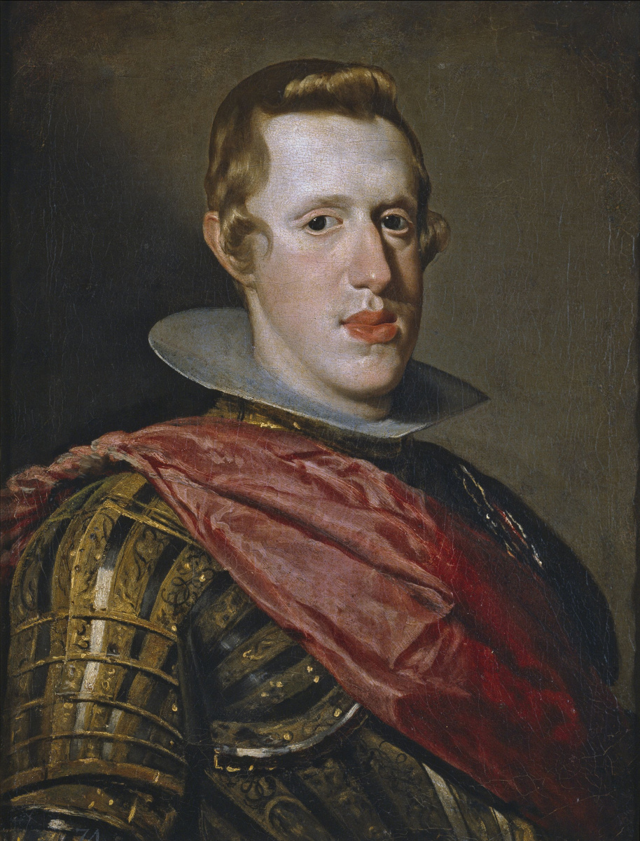 diego velazquez. portrait of philip iv in armour