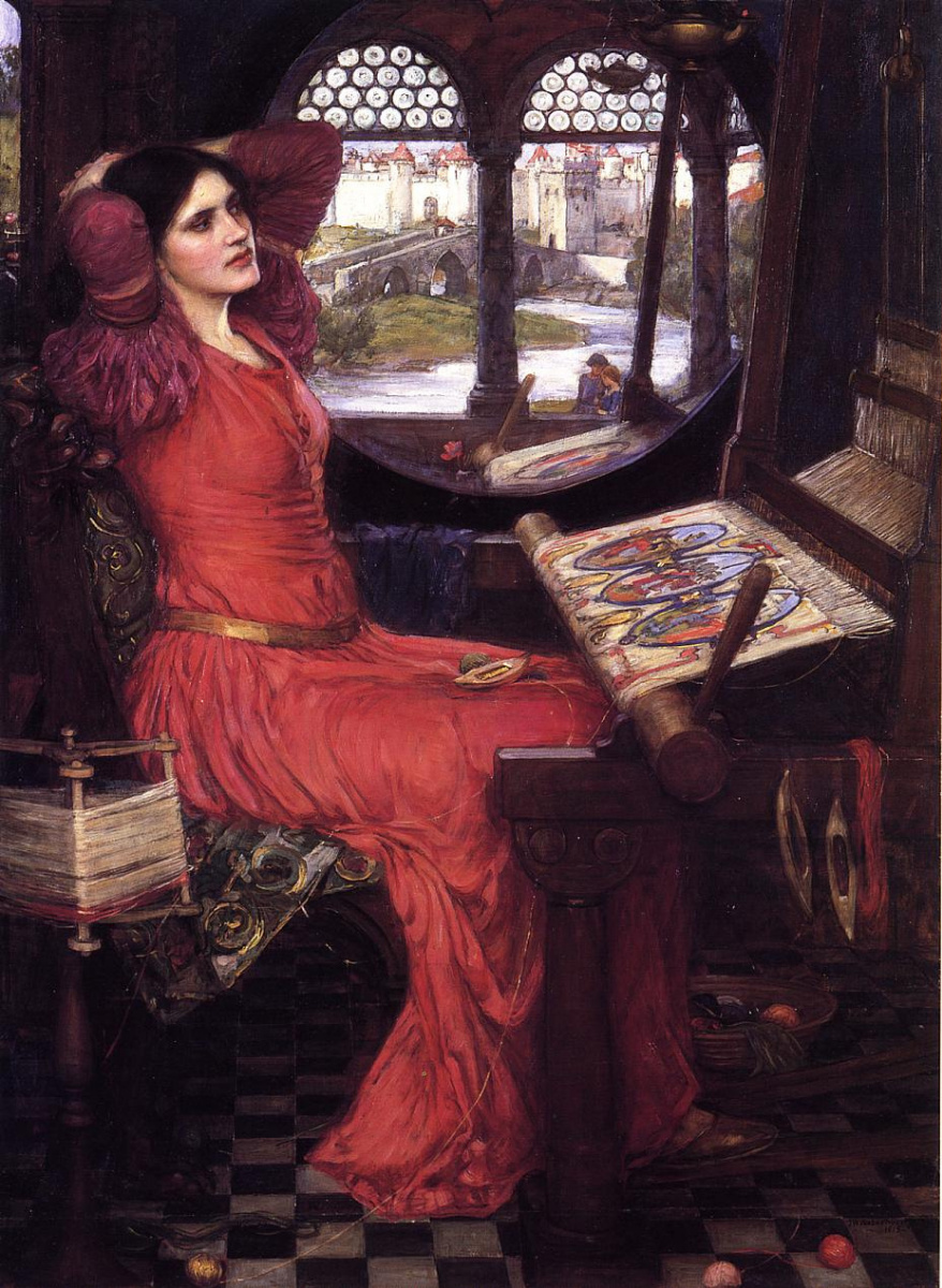 John William Waterhouse. Lady Of Shallotte. "I was chasing shadows"