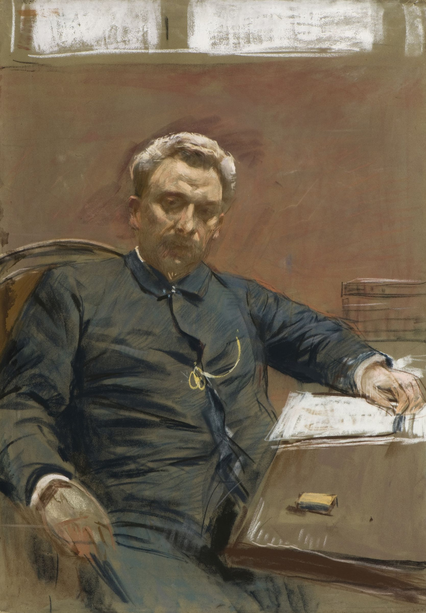 Isaac Levitan. Portrait Of A. P. Lensky