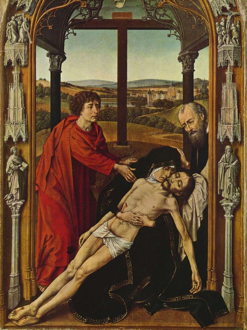 Rogier van der Weyden. Pieta