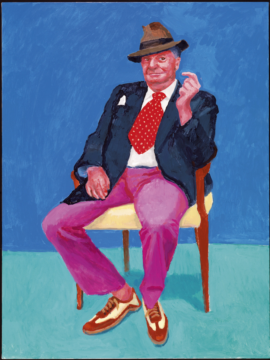 David Hockney. Barry Humphries