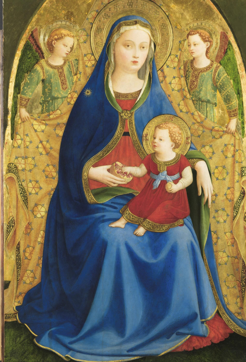 Fra Beato Angelico. Madonna with pomegranate