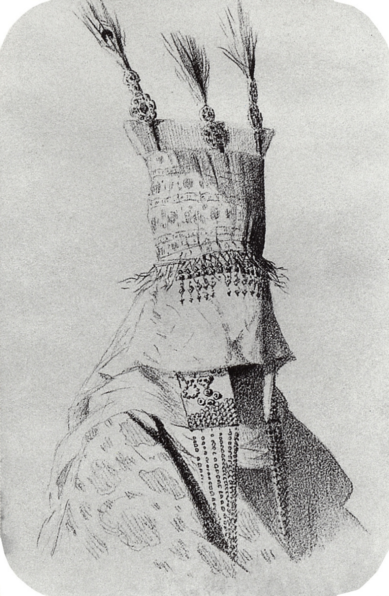 Vasily Vasilyevich Vereshchagin. Outfit the Kirghiz bride with a hat covering the face