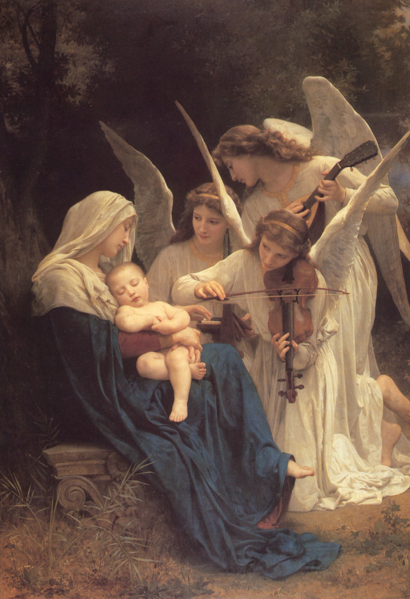 William-Adolphe Bouguereau. Angelic music