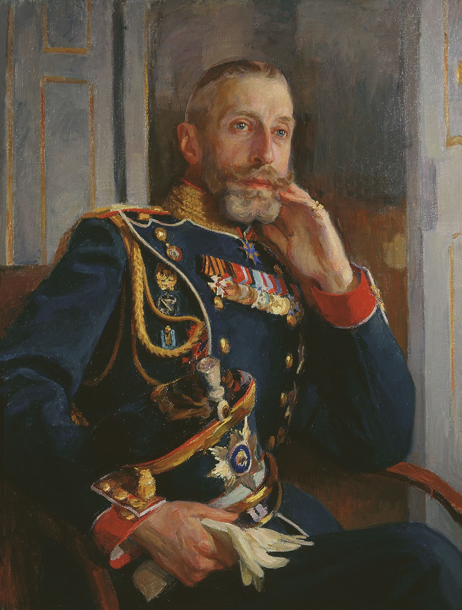 Осип Эммануилович (Иосиф) Браз. Портрет великого князя Константина Константиновича. 1912