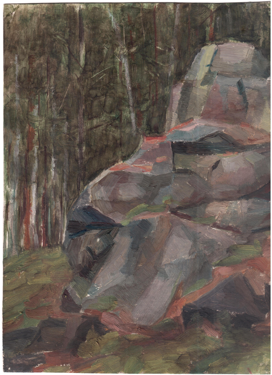 Arkady Pavlovich Laptev. Rock in the forest
