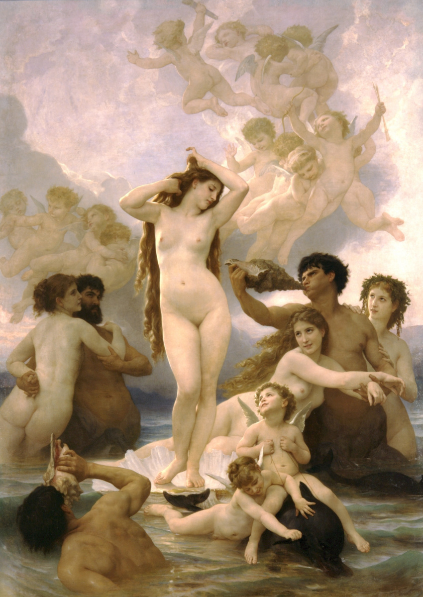 William-Adolphe Bouguereau. 金星的诞生