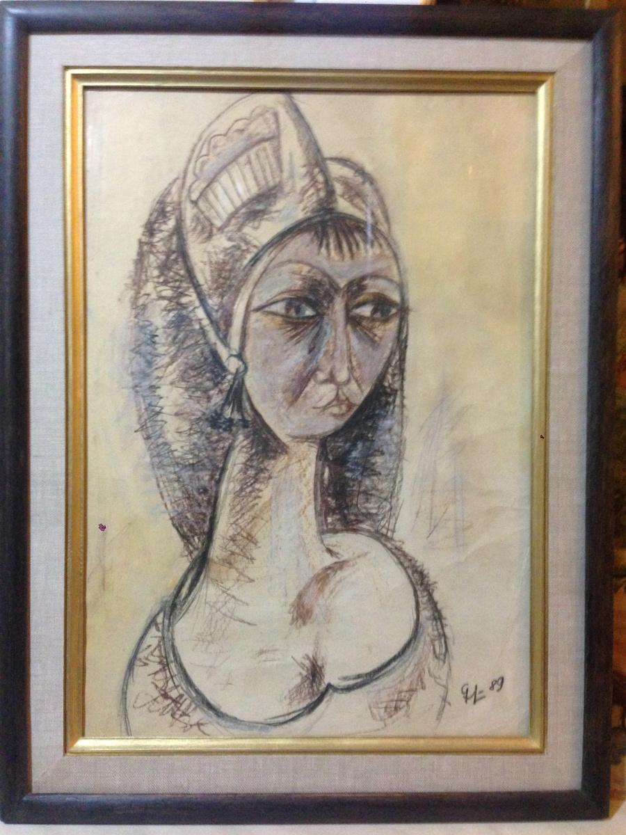 Вилик Гарникович Габазян. Портрет жены художника