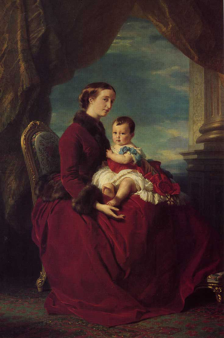 Franz Xaver Winterhalter. The Empress Eugenie Holding Company Louis-Napoleon
