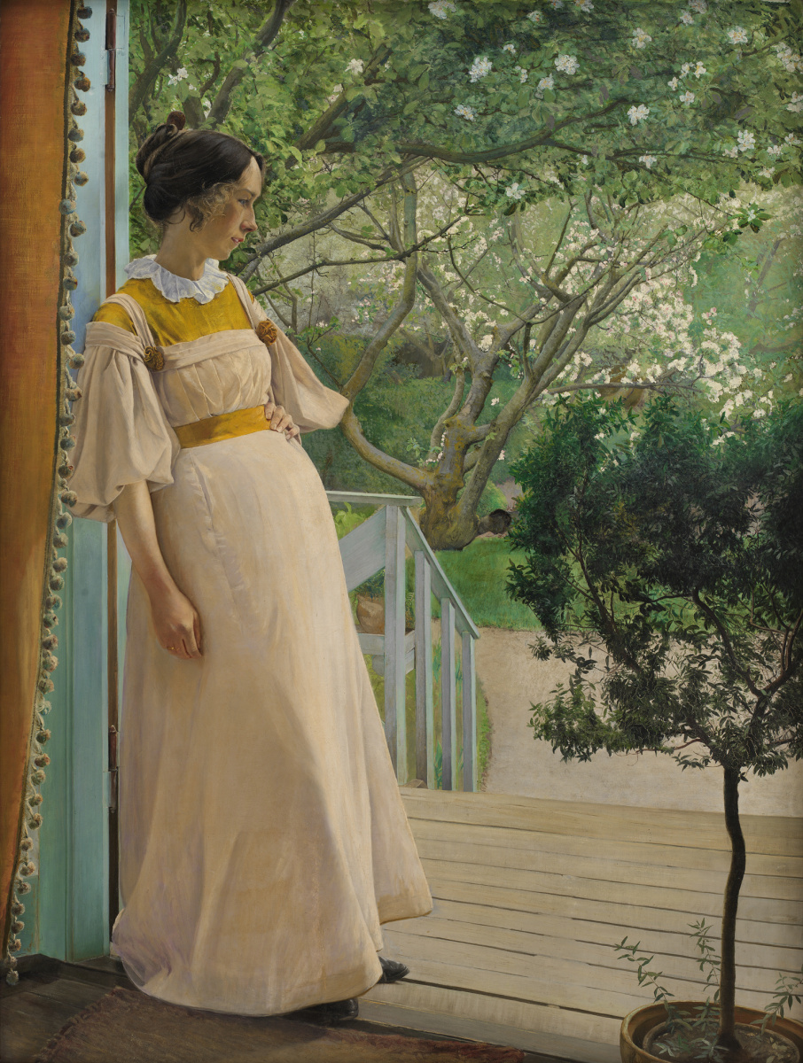 Laurits Andersen Ring. By the French window. The artist's wife