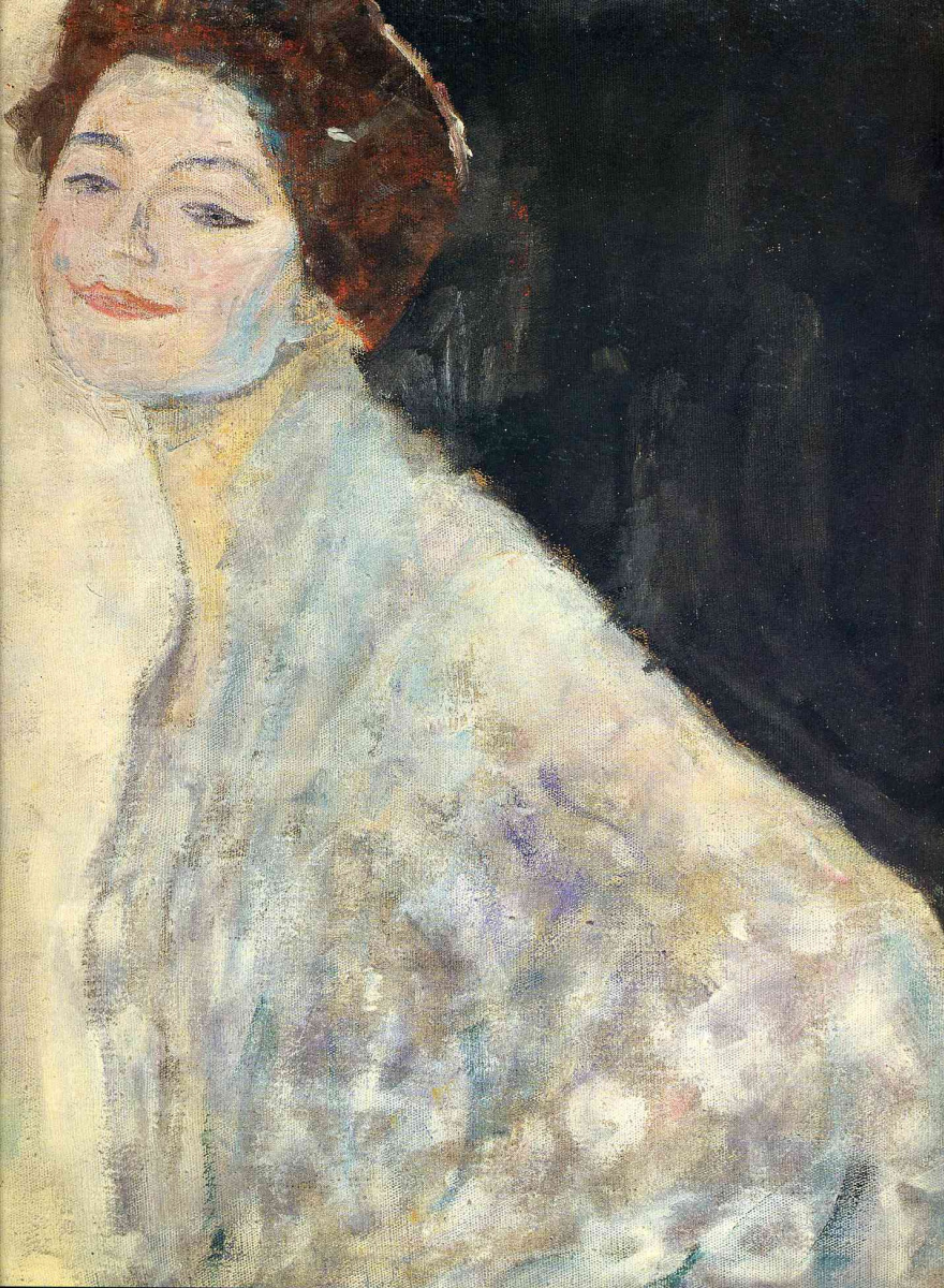 Gustav Klimt. The portrait of a lady in white