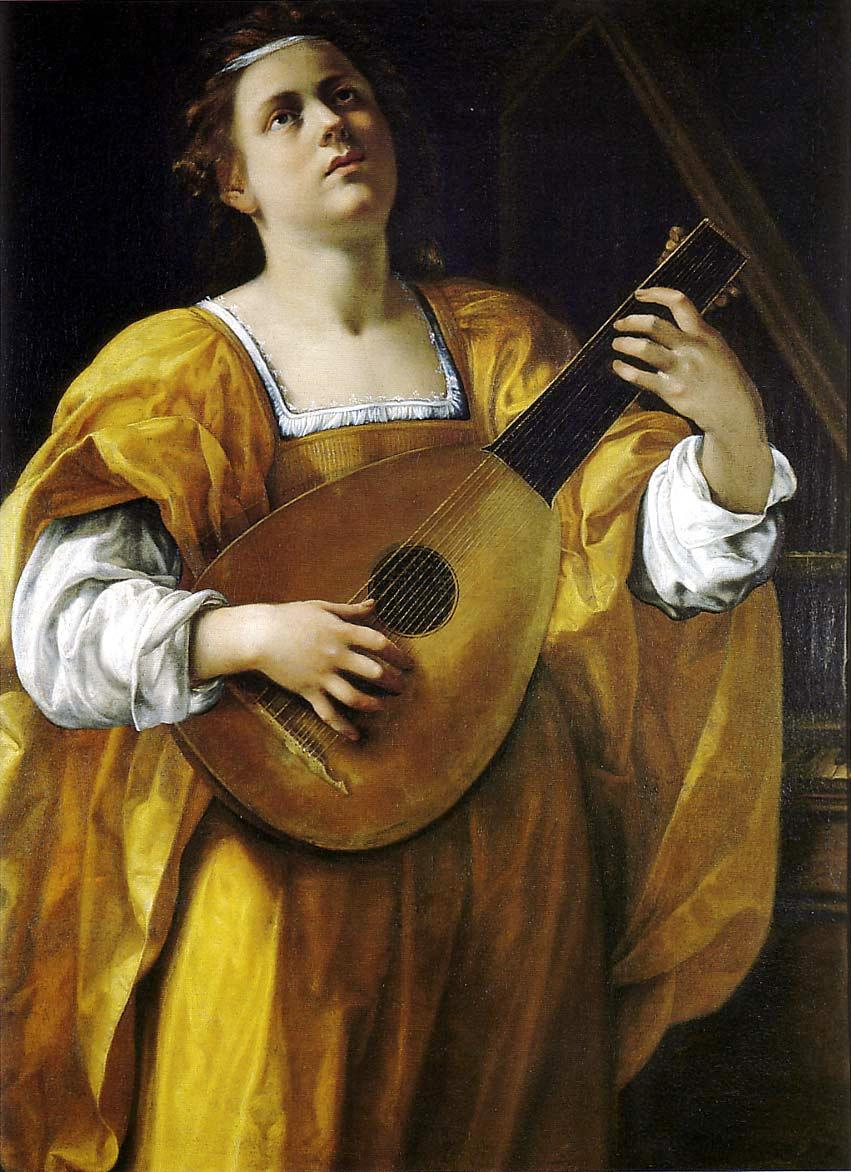 Artemisia Gentileschi. Holy Cecilia of Rome