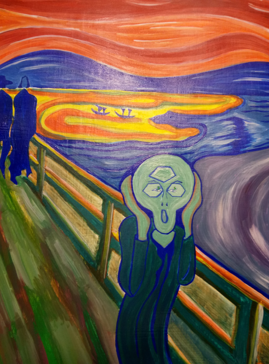 Edvard Munch Scream №5 Remake 2018 Russia