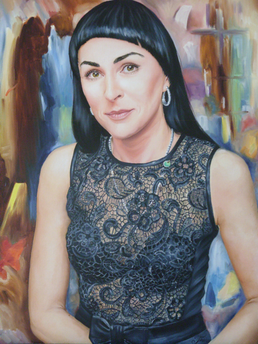 Olga Eduardovna Grigorieva. Oil on canvas.