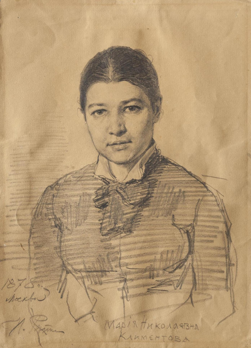 Ilya Efimovich Repin. Portrait M.N. Klimentova, subsequently Muromtseva