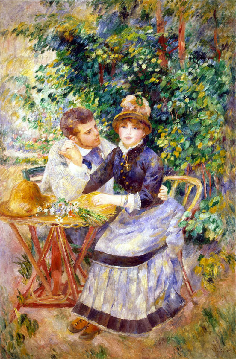 Pierre-Auguste Renoir. In the garden