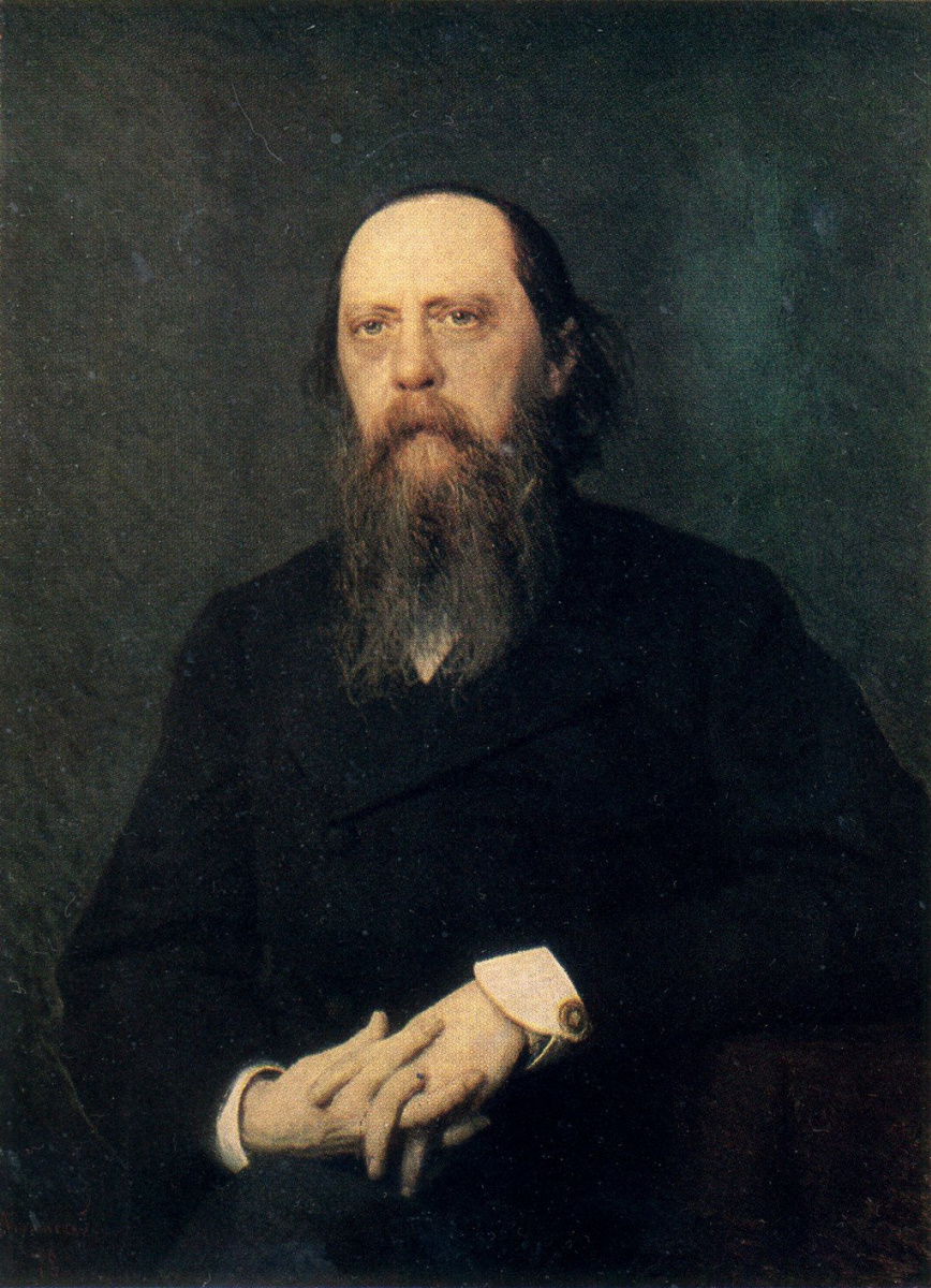 Ivan Nikolayevich Kramskoy. A portrait of the writer-satirist Mikhail Evgrafovich Saltykov-Shchedrin