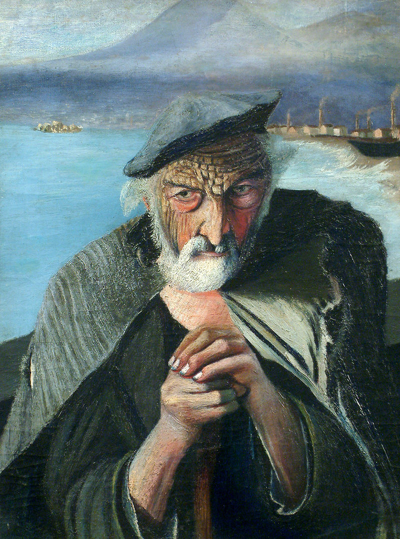 Tivadar Csontvary Kosztka. Old fisherman